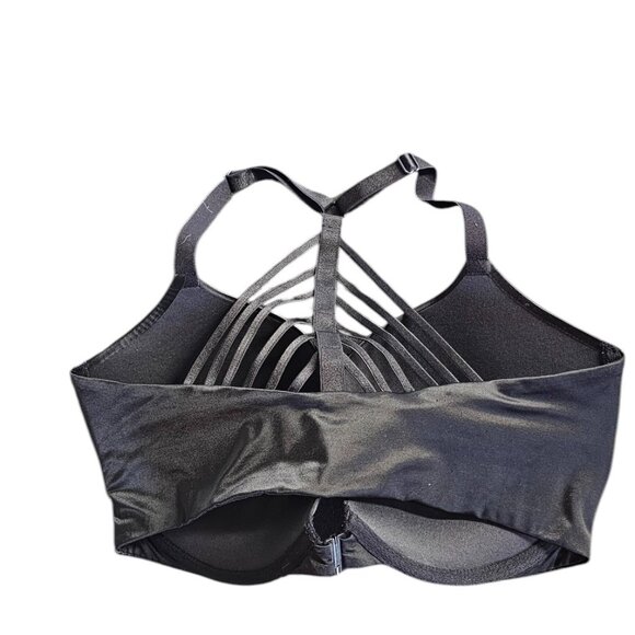 Victoria's Secret Very Sexy Push Up Bra, Front Close, Black, Strappy, 34DDD - Picture 2 of 6